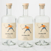 Badminton Likeurfles Etiket (Flessen)