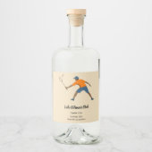 Badminton Likeurfles Etiket (Voorkant)