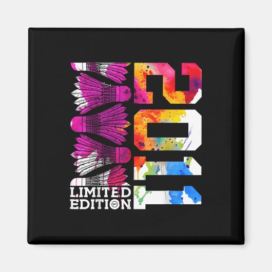 Badminton Limited Edition 14e verjaardag 2011 Magneet (Voorkant)
