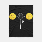 Badminton Love Happy Team Player Coach Funny Shutt Fleece Deken (Voorkant)