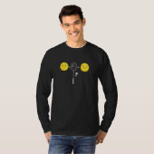 Badminton Love Happy Team Player Coach Funny Shutt T-shirt (Voorkant volledig)