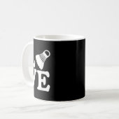 Badminton Love Koffiemok (Voorkant links)