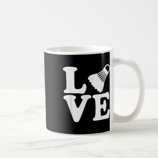Badminton Love Koffiemok (Rechts)
