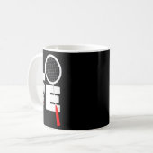 Badminton Love Koffiemok (Voorkant links)