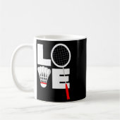Badminton Love Koffiemok (Links)