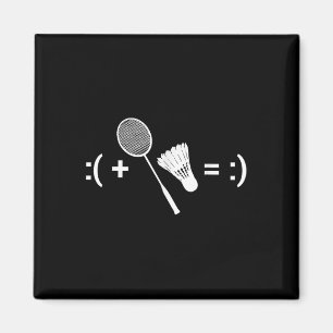 Badminton Love Shuttle Racquet Sport Badminton Magneet