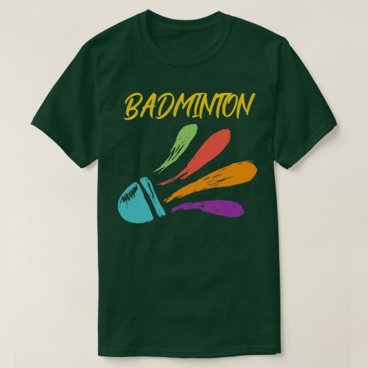 Badminton lover shuttlecock T 1 T-shirt (Design voorkant)