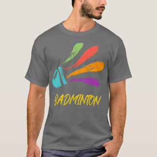 Badminton lover shuttlecock t-shirt