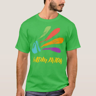 Badminton lover shuttlecock T T-shirt