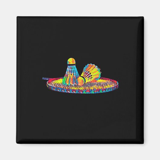 Badminton Magneet (Voorkant)