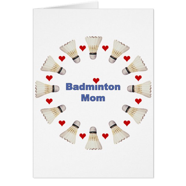 Badminton Mam Hearts (Voorkant)