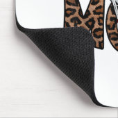 Badminton mama Leopard Funny Badminton mama moeder Muismat (Hoek)