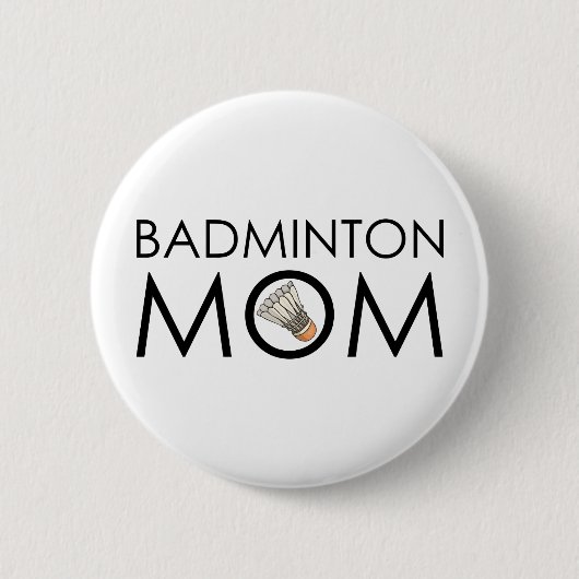 Badminton mama ronde button 5,7 cm (Voorkant)