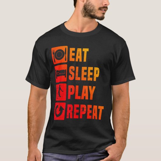 Badminton Mannen Badminton Speler Squash Shuttle T-shirt (Voorkant)