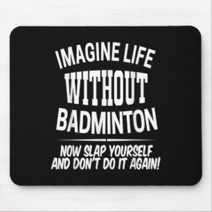 Badminton Mannen En Vrouwen Shuttle Speler Kindere Muismat