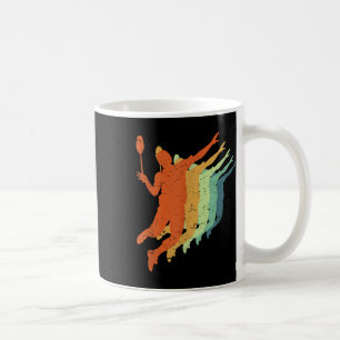 Badminton, Mannen Kinderen, Retro, Vintage, Badmin Koffiemok