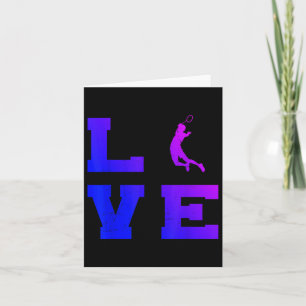 Badminton Mannen vrouwen Badminton Player Shuttle Kaart