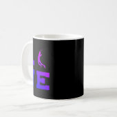 Badminton Mannen vrouwen Badminton Player Shuttle Koffiemok (Voorkant links)