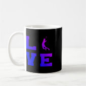 Badminton Mannen vrouwen Badminton Player Shuttle Koffiemok (Links)