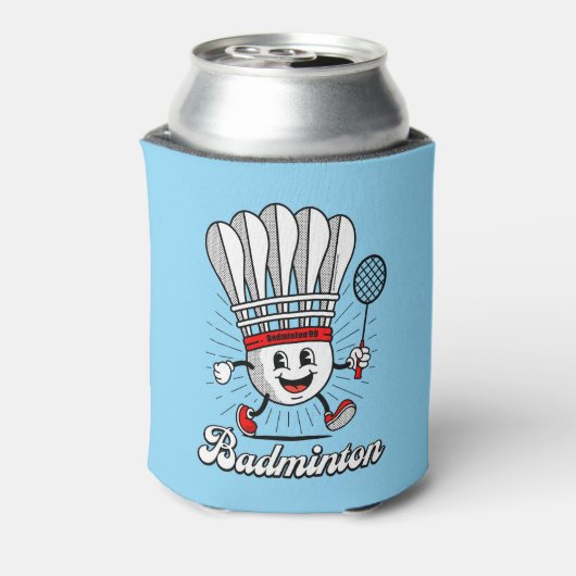Badminton Mascot Classic Blikjeskoeler (Blikje Achterkant)
