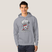 Badminton Mascot Classic Hoodie (Voorkant volledig)