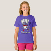 Badminton Mascot Classic T-shirt (Voorkant volledig)