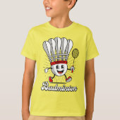 Badminton Mascot Classic T-shirt (Voorkant)
