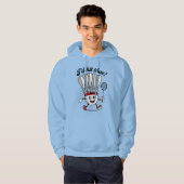 Badminton Mascot "I'd Hit That!" Hoodie (Voorkant volledig)