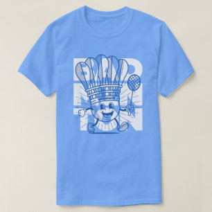 Badminton mascotte OVERPRINT T-shirt