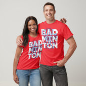 Badminton mascotte OVERPRINT T-shirt (Unisex)