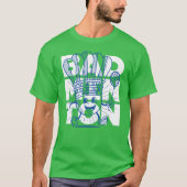 Badminton mascotte OVERPRINT T-shirt (Voorkant)