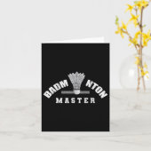 Badminton Master Shuttle Badminton Shuttle Kaart (Gele Bloem)