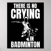 Badminton Match Luck Skill Team Shuttle Coach Badm Poster (Voorkant)