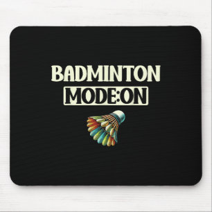 Badminton Modus Aan Leuk Kleurrijke Shuttle Muismat
