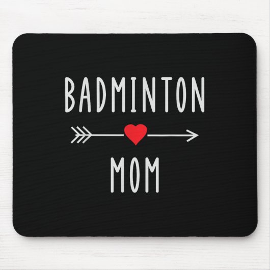 Badminton Moeder Badminton Speler Moeder Cadeau Gr Muismat (Voorkant)