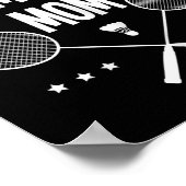 Badminton Moeder Badminton Speler Shuttle Indoor S Poster (Hoek)