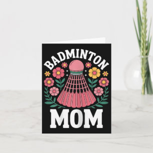 Badminton Moeder Shuttle Grappige Badminton Kaart
