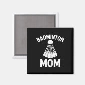 Badminton Moeder Shuttle Grappige Badminton Magneet (Voorkant / Achterkant)