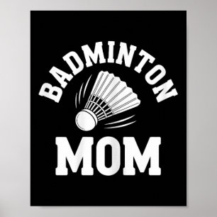 Badminton Moeder Shuttle Grappige Badminton  Poster
