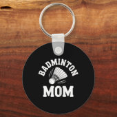 Badminton Moeder Shuttle Grappige Badminton Sleutelhanger (Voorkant)
