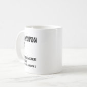 Badminton Moeder Speler Shuttle Koffiemok (Voorkant links)