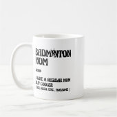 Badminton Moeder Speler Shuttle Koffiemok (Links)