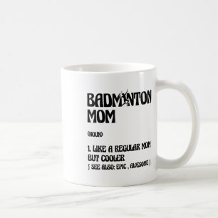 Badminton Moeder Speler Shuttle Koffiemok