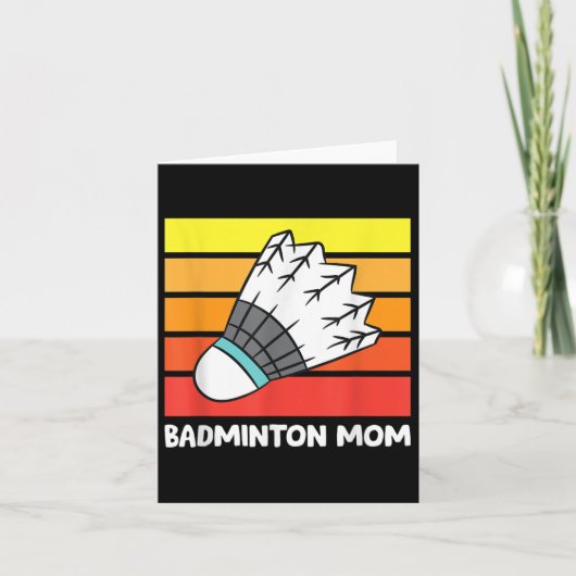 Badminton Mom Grappige Badminton Moeder Kaart (Voorkant)