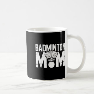Badminton Mom Retro Women Badminton Lover Mommy Mo Koffiemok
