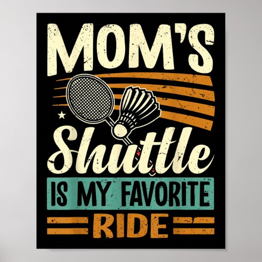 Badminton Moms Shuttle - Kinderen Liefdevolle Moed Poster (Voorkant)