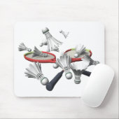 Badminton Muismat (Met muis)
