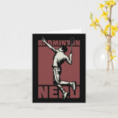 Badminton Nerd Shuttle Kaart (Gele Bloem)