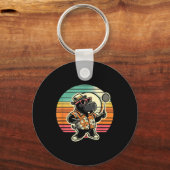 Badminton Nijlpaard Shuttle  Sleutelhanger (Voorkant)