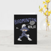 Badminton Ninja Kinder Shuttle Boy Badminton Kaart (Gele Bloem)